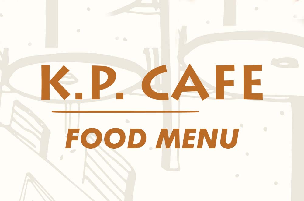 KP CAFE MENU